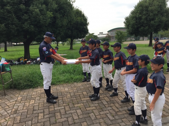 チーム横断幕が完成しました！！